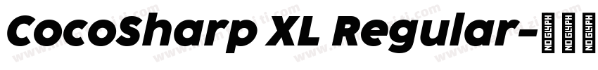 CocoSharp XL Regular字体转换